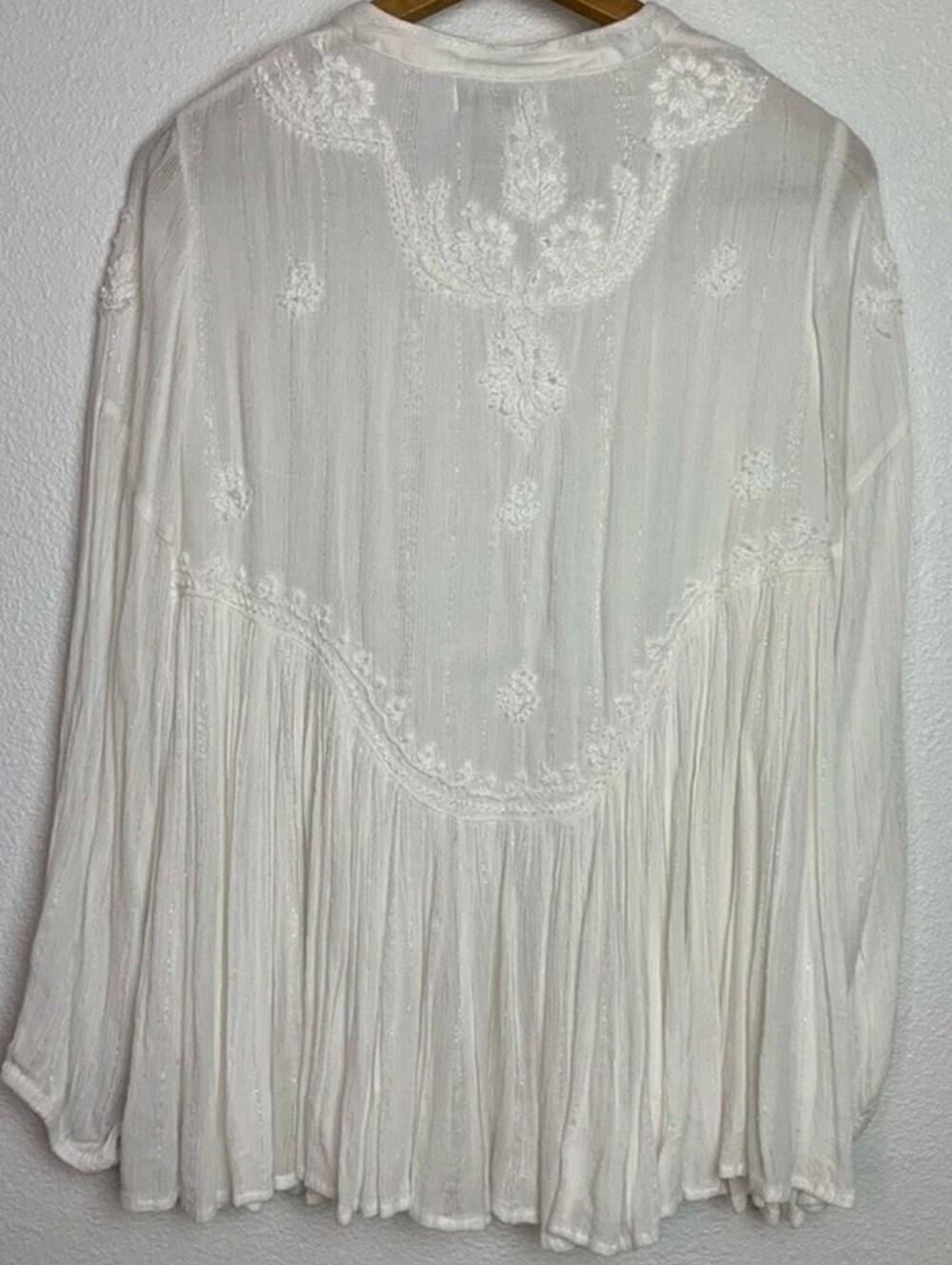 NWT RACHEL ZOE BOHO SUPERCUTE EMBROIDERED BLOUSE! - Picture 3 of 4